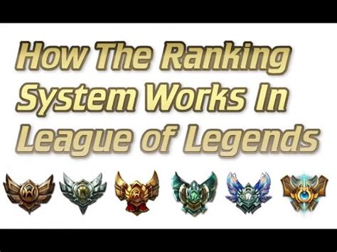 Players will earn ranked fortitude, and this will protect you from losses. How The Ranking System Works In League of Legends ...