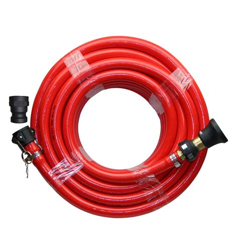 Fire Hose Kit 20m X 1 Inch 25mm Id Fire Rated Outlet Fighter Fighting
