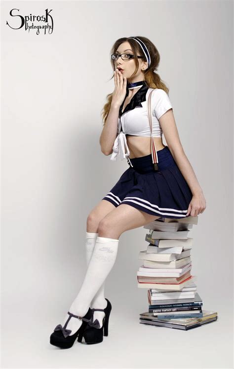 Schoolgirl Pinup Ft Irene Astral Oh No Curve Hugging Dress Modern Pinup School Girl