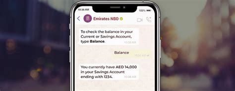 Be informed about your account on the move. Banking is Now Just a WhatsApp Away for Emirates NBD ...