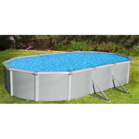 Above ground pools come in different shapes, the most popular 3 by far being round, rectangular, and oval. Blue Wave Samoan 12x24 Oval 52" Deep Steel Pool Kit with 8 ...