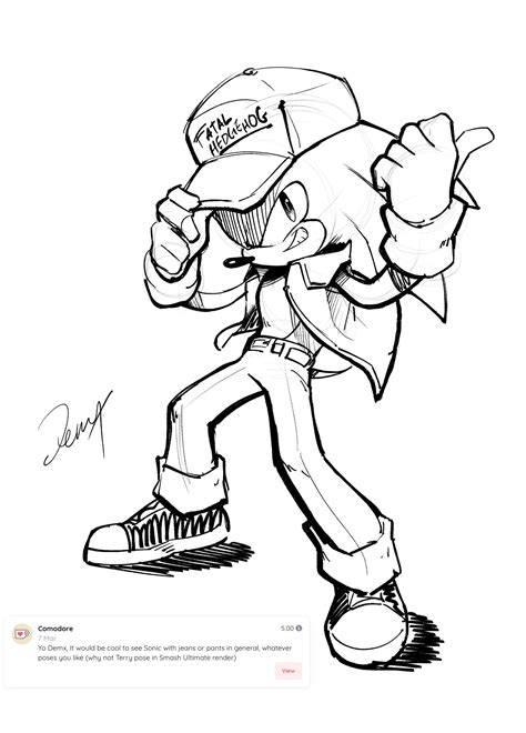 Gangster Sonic Drawings