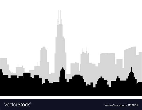 Select any of these chicago. Chicago Skyline Royalty Free Vector Image - VectorStock