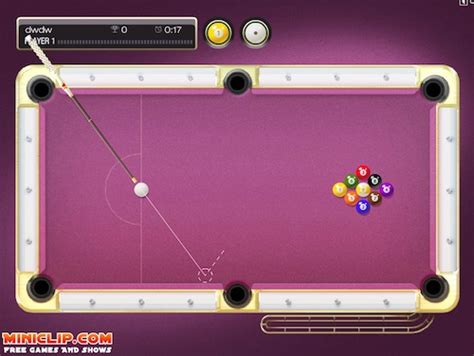 After the break shot, the players are assigned either the group of solid balls or stripe balls, once a ball from one of the groups is legally pocketed. Deluxe 8 Ball Pool by Miniclip - Unblocked Games