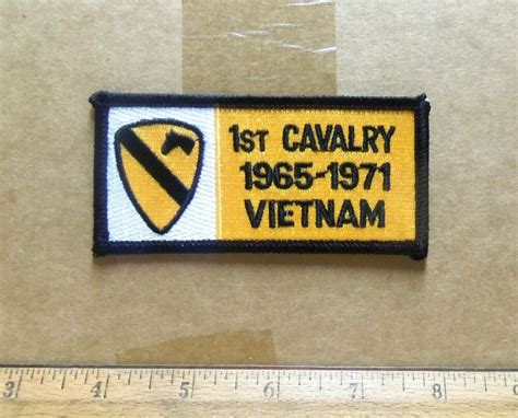 Us Army 1st Cavalry 1965 1971 Vietnam Embroidered Patch Ebay