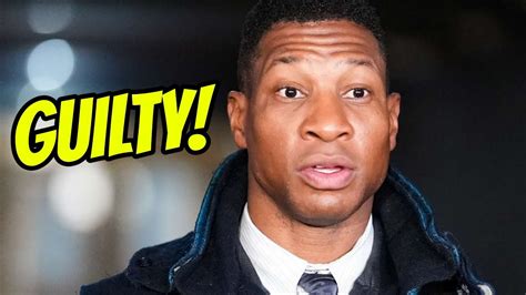 Guilty And Fired Jonathan Majors Convicted Of Assault And Harassment