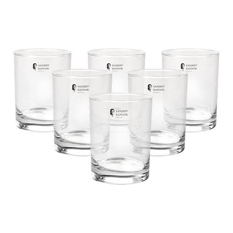 Buy Sanjeev Kapoor Mexico 385 Ml Whiskey Glass Set Of 6 Online Home By Nilkamal Nilkamal At