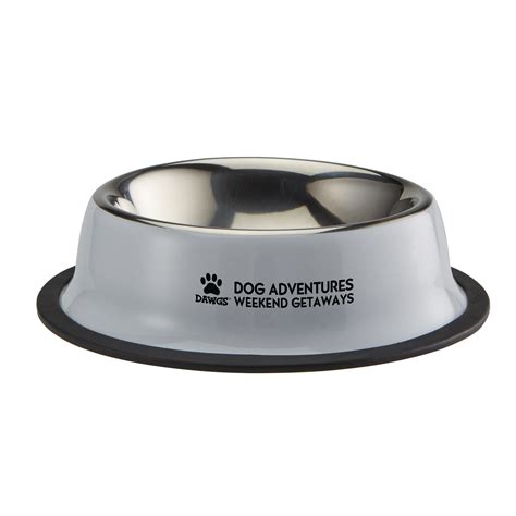 Medium Stainless Steel Pet Bowl Show Your Logo