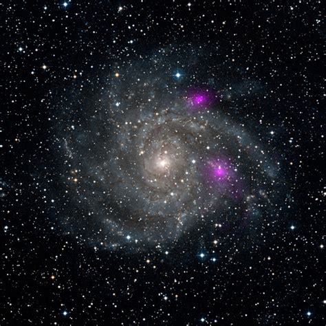 Nustar Images Of Spiral Galaxy Ic 342 And Supernova Remnant Cassiopeia A