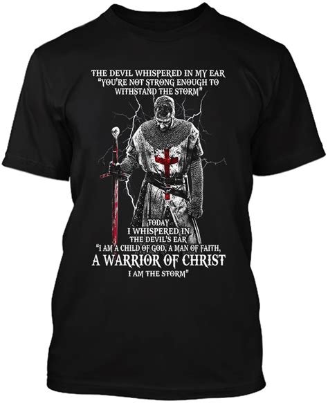 Child Of God Warrior Of Christ Shirt Respect The Look