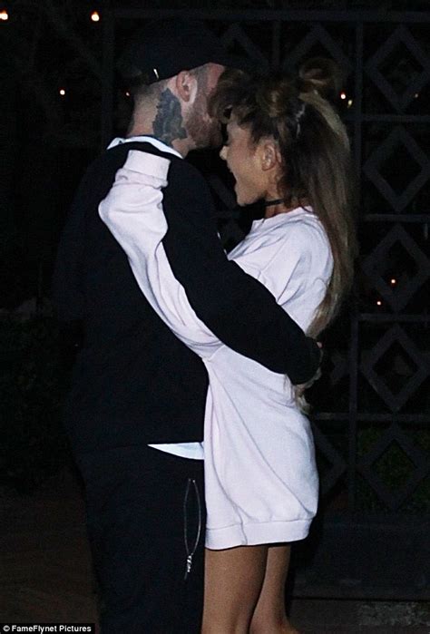 Ariana Grande And Mac Miller Cant Keep Hands Off Each Other During