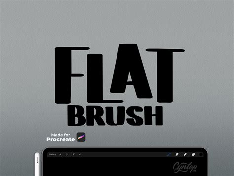Procreate Brush Flat Brush