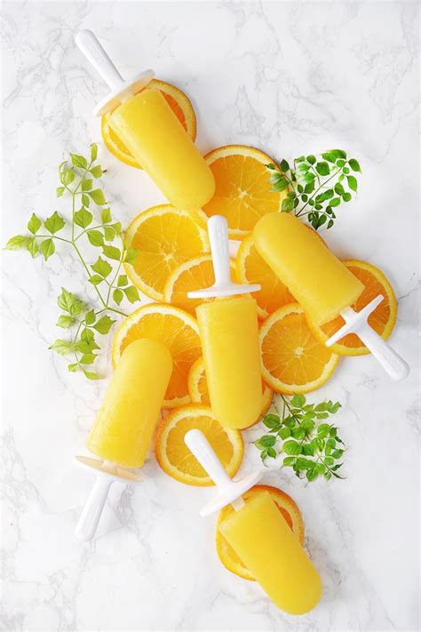 Mimosa Popsicles Popsicles Popsicle Recipes Mimosa
