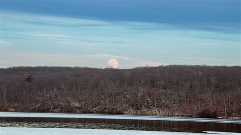 Moonrise Over Lake Tiorati On Behance