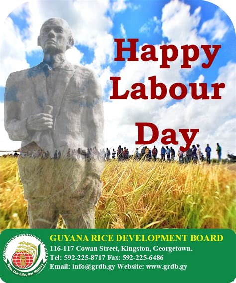 Happy Labour Day Guyana Rice Development Board