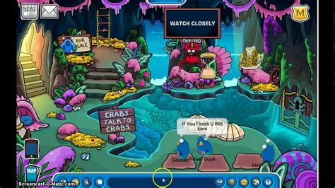 It started on july 27, 2018. Club Penguin Island Adventure Party 2011 Crab Game "Klutzy ...