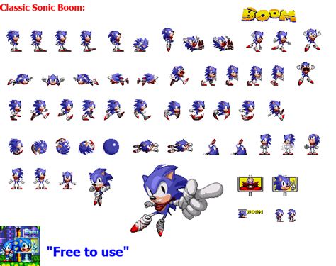 Sonic Boom Sonic Sprites Basic Movement By Triplesonicx On Deviantart