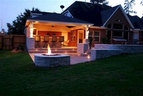 Outdoor Covered Patio With Fire Pit Outdoor Covered Patio