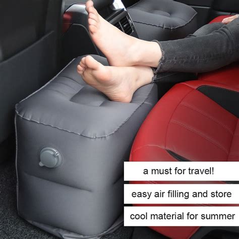 Universal Long Travel Car Seat Foot Cushion Support For Feet Leg Pad