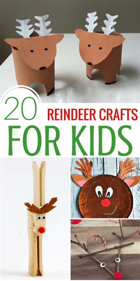 20 Magical Reindeer Crafts For Kids