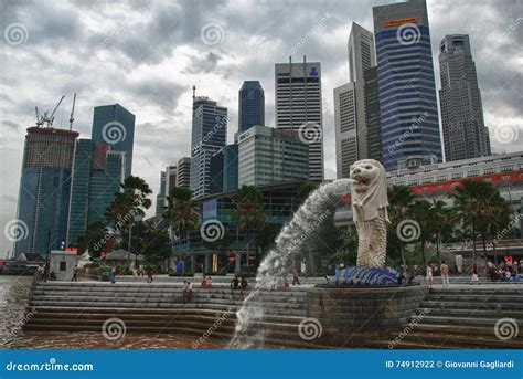 Singapore Lion Editorial Photography Image Of Beautiful 74912922