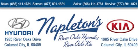 We've served hundreds of customers from chicago, south holland and lansing il. Napleton's River Oaks Hyundai Kia - Calumet City, IL: Read ...