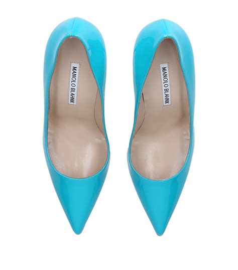 Manolo Blahnik Leather BB Pumps 105 Harrods US