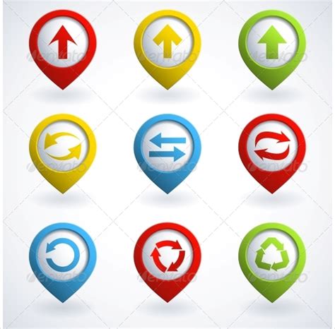 Free 23 Arrow Buttons In Psd Vector Eps