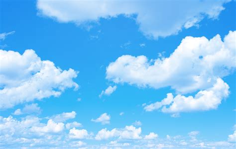 44 Blue Sky With Clouds Wallpaper