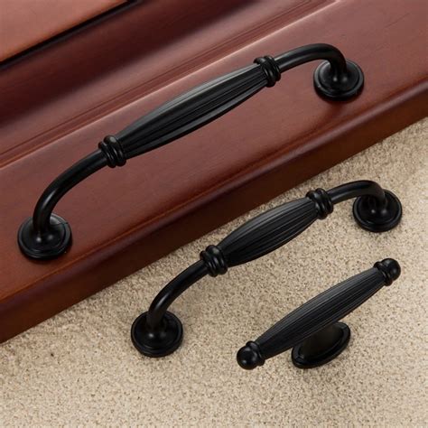 Black Kitchen Cabinet Knobs And Handles Simple Furniture Handles Drawer
