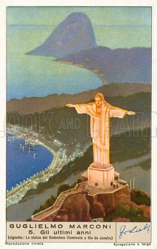 Statue Of Christ The Redeemer Illuminated At Night Rio De Stock Image Look And Learn