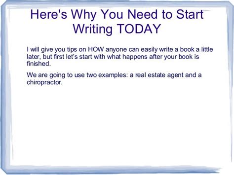 Why You Need To Start Writing Your Business Book Today