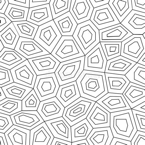 Hexagon Geometric Seamless Pattern Stock Vector Illustration Of