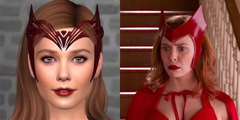 The Sims 4 Fan S Scarlet Witch Is What A Wanda Video Game Should Look