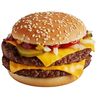 Double Quarter Pounder With Cheese Mcdonald S Price Calories