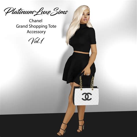 Platinumluxesims — Xplatinumxluxexsimsx Chanel Grand Shopping Tote
