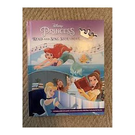Disney Princess Read And Sing Storybook Hardcover Samko And Miko Toy