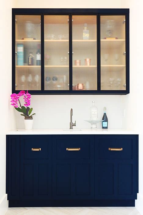 Gone are the days when kitchen furniture was only a plain and neutral color. walzcraft midnight blue cabinet - Google Search | Blue ...