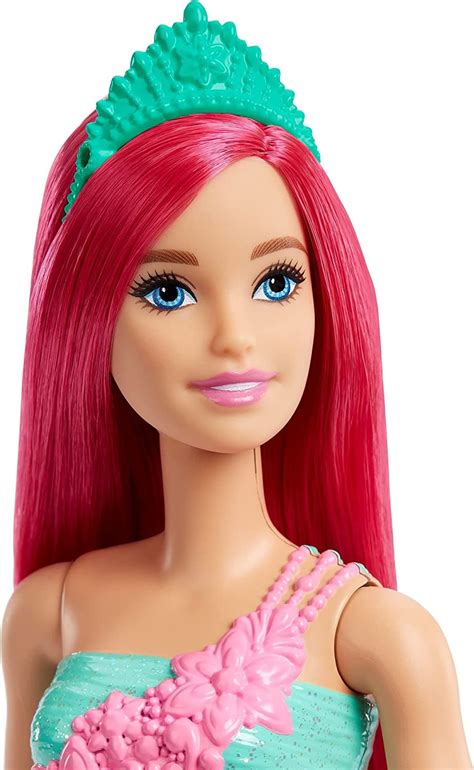 Barbie Dreamtopia Princess Doll Dark Pink Hair With Sparkly Bodice Princess Skirt And Tiara