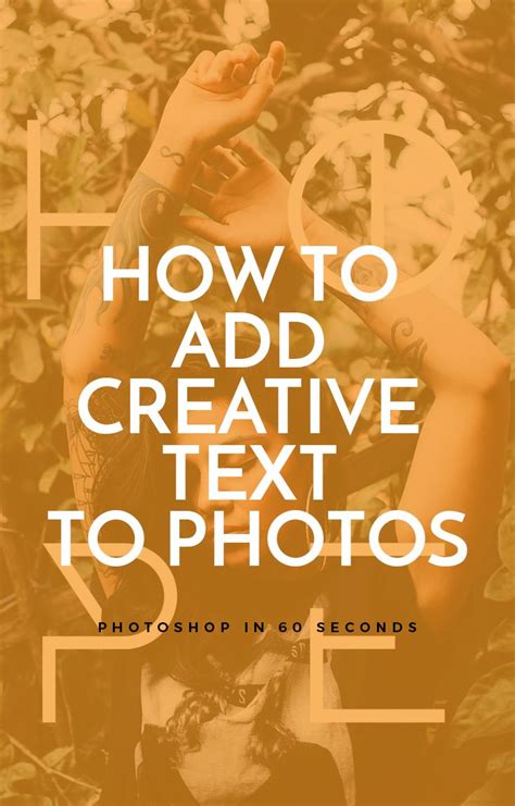 Download 10,000 fonts with one click for $19.95. Add #Creative Text to Photos in #Photoshop | Photoshop ...