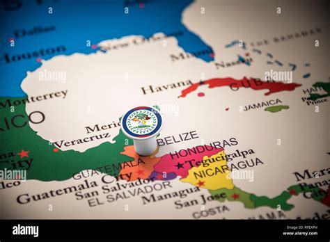 Mapa De Belice Con Bandera Fotos E Imágenes De Stock Alamy