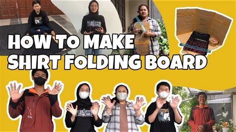 How To Make A Shirt Folding Board Youtube