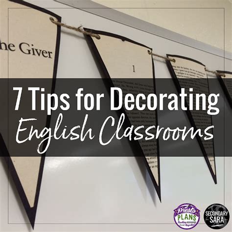 7 Tips For Decorating English Classrooms For Teens Secondary Sara