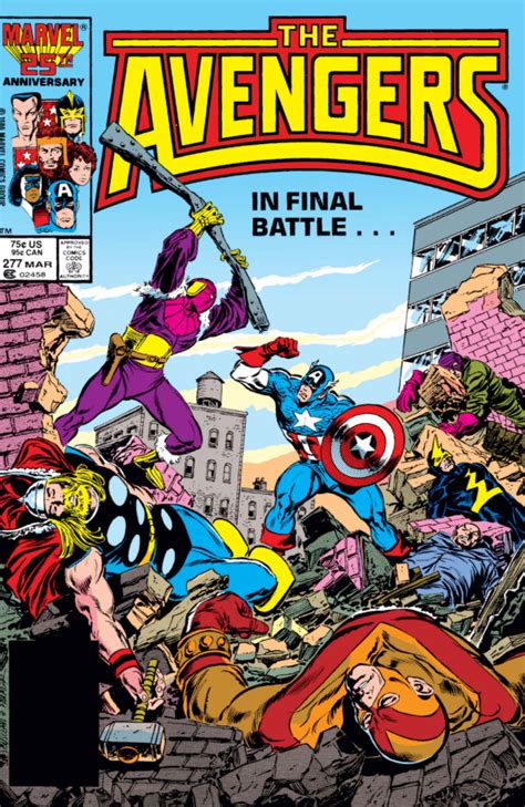 Avengers Vol 1 277 Marvel Database Fandom Powered By Wikia
