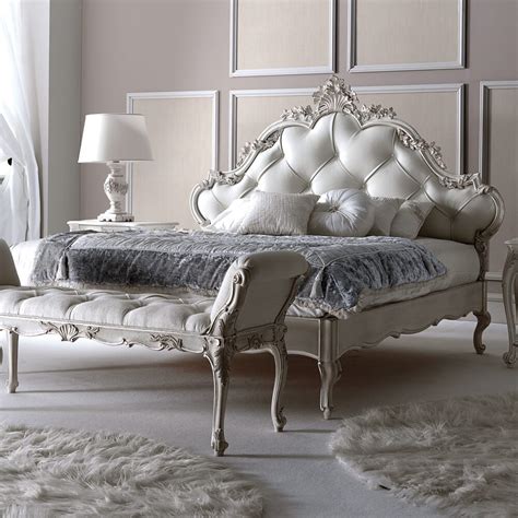 700 x 400 jpeg 56 кб. Italian Carved Rococo Button Upholstered Bed - Juliettes ...