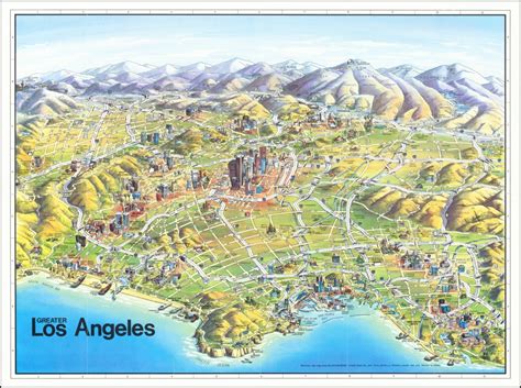 Topographic Map Of Los Angeles Map