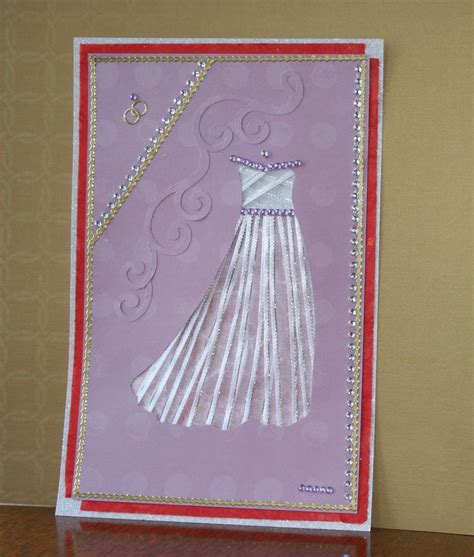 Wedding Dress Inspired By Card Online Bobbilynn Pattern Card Made