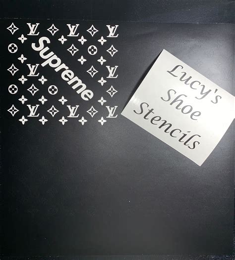 Supreme X Louis Vuitton Vinyl Painting Stencil Paul Smith