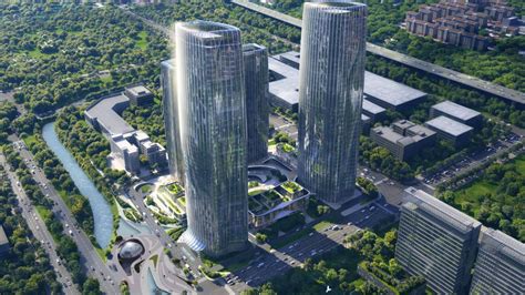 Aedas Designed Double Twin Towers Compleskyscrapers