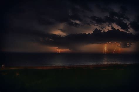 Lightning Over Lake Michigan Lake Michigan Lake Michigan